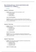 Bio 245 Klesath Exam 1 NCSU QUESTIONS AND ANSWERS ALL CORRECT