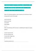 NACE CP2 STUDENT MANUAL CHAPTER 9: MONITORING AND RECORDS EXAM ACTUAL QUESTIONS AND ANSWERS WITH COMPLETE SOLUTIONS VERIFIED RATED A++