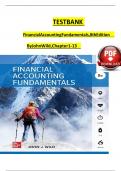 Test bank for financial accounting fundamentals 8th edition by john wild