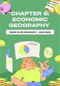 Grade 12 IEB Geography: Economic Geography Summary