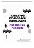 TMN3702 EXAM PACK 2024/2025 (QUESTIONS & ANSWERS)