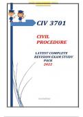 CIV3701 EXAM PACK 2024 OCTOBER NOVEMBER Revision PACK Questions & Answers to pass.