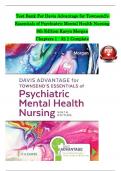 ESSENTIALS OF PSYCHIATRIC MENTAL HEALTH NURSING 9TH EDITION CONCEPTS OF CARE IN EVIDENCE- BASED PRACTICE MORGAN TOWNSEND TEST BANK.pdf