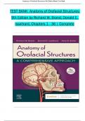 TEST BANK For Anatomy of Orofacial Structures, 9th Edition 2024 by Richard W. Brand  All 1-36 Chapters Covered ,Latest Edition, ISBN:9780323796996