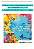 TEST BANK For Varcarolis' Foundations of Psychiatric Mental Health Nursing, 9th Edition by Margaret Jordan Halter All 1-36 Chapters Covered ,Latest Edition, ISBN:9780323829786