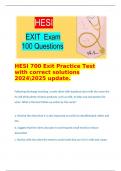   HESI 700 Exit Practice Test with correct solutions 20242025 update.  Following discharge teaching, a male client with duodenal ulcer tells the nurse the he will drink plenty of dairy products, such as milk, to help coat and protect his ulcer. Wh