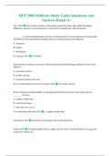 DEP 2004 Midterm Study Guide Questions And Answers Rated A+