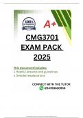 CMG3701 EXAM PACK