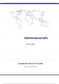 APHumanGeography-Terms Quiz