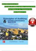 Solution Manual for Principles of Auditing and Other Assurance Services, 23rd Edition 2024, by Ray Whittington, Kurt Pany, All Chapters 1 - 21, Complete Newest Version