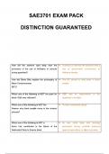 SAE3701 EXAM PACK DISTINCTION GUARANTEED