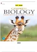 Test Bank - Campbell Biology-Concepts & Connections, 8th Edition (Reece, 2014) Chapter 1-38 | All Chapters