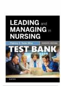 Test Bank For Leading and Managing In Nursing 7th Edition By Yoder Wise (chapters 1-30) Complete