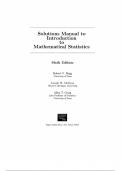 Introduction to Mathematical Statistics Hogg 8th Edition Solutions PDF