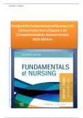 Test Banks For Fundamentals of Nursing Best Price