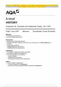 AQA A-level HISTORY Component 2N Revolution and dictatorship: Russia, 1917–1953 JUNE 2024 Combined Question Paper and Mark Scheme