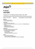 AQA A-level HISTORY Component 2S The Making of Modern Britain, 1951–2007 JUNE 2024 Combined Question Paper and Mark Scheme