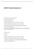 GMAT Practice Questions and Answers