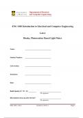 Introduction to electrical and computer engineering ENG1450 All Labs