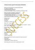 CSMLS EXAM QUESTIONS AND ANSWERS