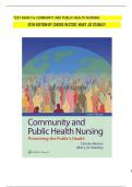 TEST BANK FOR COMMUNITY AND PUBLIC HEALTH NURSING 10TH EDITION RECTOR (NEWEST UPDATE 2024) ||Latest ||best |||Answersheet