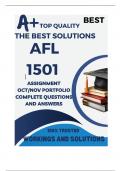 AFL1501 OCTOBER NOVEMBER PORTFOLIO (COMPLETE ANSWERS) Semester 2 2024 - DUE 12 November 2024