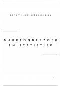 Volledige Samenvatting Marktonderzoek en Statistiek - Arteveldehogeschool - Bedrijfsmanagement: Marketing