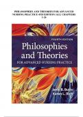 PHILOSOPHIES AND THEORIES FOR ADVANCED NURSING PRACTICE 4TH EDITION /ALL CHAPTERS 1-26