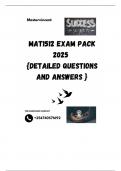 MAT1512 EXAM PACK 2025  {DETAILED QUESTIONS AND ANSWERS }