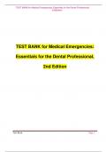 Comprehensive Exam Resource for Medical Emergencies: Essentials for Dental Professionals, 2nd Edition by Ellen Grimes | Full Chapter-by-Chapter Guide (1-23), Complete Solution Guide A+.