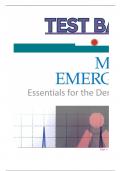 Test erBank For Comprehensive Exam Resource for Medical Emergencies Essentials for Dental Professionals, 2nd Edition by Ellen Grimes.