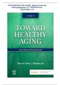 TOWARD HEALTH AGING: Human Needs and Nursing Responses 11TH EDITION/ALL CHAPTERS 1-35