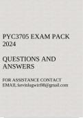 PCY3705 EXAM PORTFOLIO