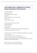  LVN 1204 Exam 1 Objective 3-4 Prep Exam Questions Fully Solved.