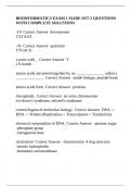 BIOINFORMATICS EXAM 1 SLIDE SET 2 QUESTIONS WITH COMPLETE SOLUTIONS