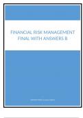 Financial Risk Management Final Exam