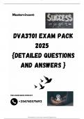 DVA3701 EXAM PACK 2025  {DETAILED QUESTIONS AND ANSWERS }