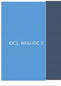 IDC1, WGU-IDC 1