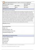 CONPH NSG6320/NSG6420 Subjective, Objective, Assessment, Plan (SOAP) Note week 5  CC: swelling and pain to client right leg.