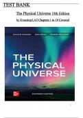 Test Bank - The Physical Universe, 18th Edition by Konrad Krauskopf, (Ch 1 to 19 Covered) > Download as a Pdf File <