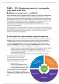 Samenvatting Klassenmanagement - H1 Pedagogiek en Didactiek 