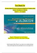 TEST BANK For Evidence-Based Practice in Nursing & Healthcare A Guide to Best Practice 5th Edition by Bernadette Mazurek Melnyk, Ellen Fineout-Overholt, Chapters 1 - 23 Complete