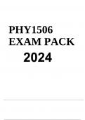 PHY1506 EXAM PACK 2024