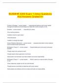   BUSMHR 3200 Exam 1 (Inks) Questions And Answers Graded A+