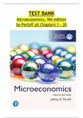 Test Bank For Microeconomics 9th Edition (Global Edition) By Jeffrey Perloff (All Chapters, 100% Original Verified, A+ Grade)