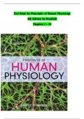 Test Bank for Principles of Human Physiology, 6th Edition (Stanfield, 2016), All Chapters