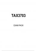 TAX3703 EXAM PACK 2024; Course  Taxation Of Estates (TAX3703)