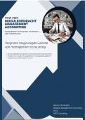 NCOI module Management Accounting 2024, Vergroten toegevoegde waarde , Management Account & Control, HBO Controlling, Geslaagd cijfer 8 2024