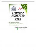 LLW2602 EXAM PACK 2025