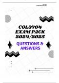 COL3704 EXAM PACK 2024/2025 (QUESTIONS & ANSWERS)